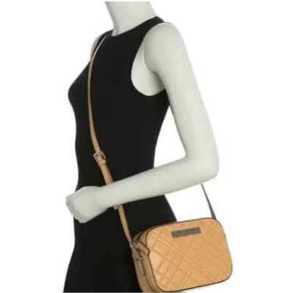 Kurt Geiger Brown Quilted Crossbody Bag NWT TAUPE - Picture 5 of 11